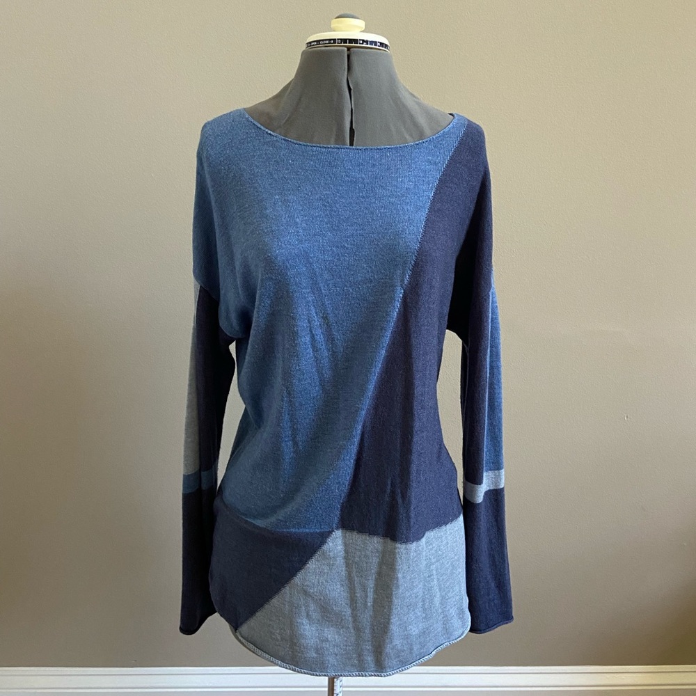 INC color block sweater